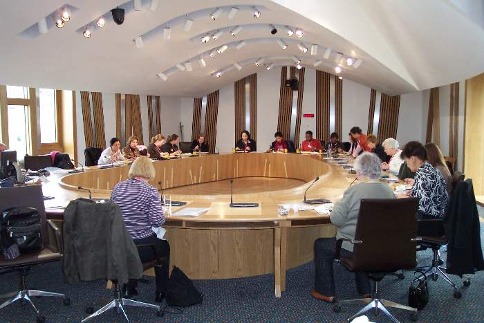 Discussions at the Scottish Parliament